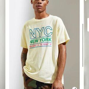 Urban Outfitters‎ Deter New York NYC Coordinates T-Shirt | L